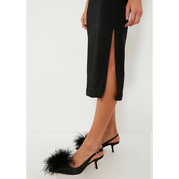 TUCKERNUCK Moon River Black Strapless Sculpted Midi Dress NWT Size Small - Picture 6 of 11